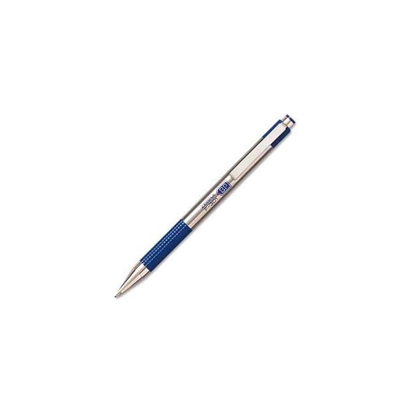 Zebra Pen Zebra F-301 Ballpoint Retractable Pen, Blue Ink, Fine, Dozen 27120 - main